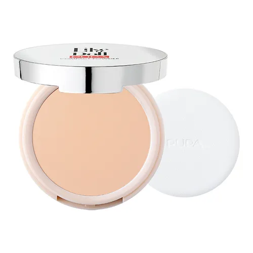 Pupa Milano Like A Doll Compact Powder 004 Warm Beige - Gesichtspuder in warmem Beige, sorgt für ein mattes Finish und ein natürliches, dollähnliches Aussehen.
