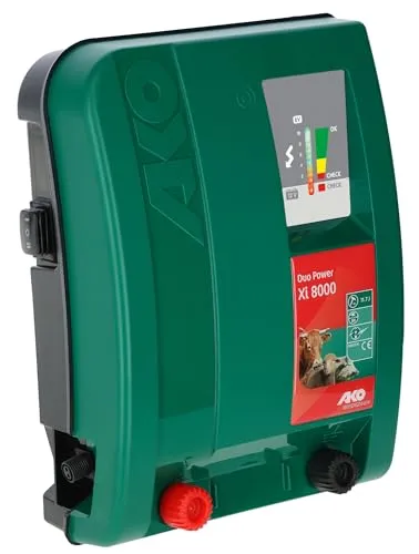Kerbl AKO Mobil Power XI8000 12V Weidezaungerät - Stallbedarf für Viehhaltung, leistungsstark und mobil für zuverlässige Weidezaunlösungen.