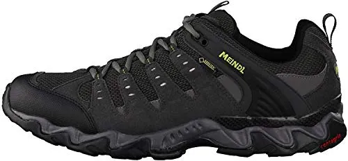 Meindl Respond GTX Herren Wanderschuhe, anthrazit/lemon, 42.5 - Wanderschuhe mit GORE-TEX für wasserdichten Komfort und Meindl Contagrip Trail Sohle für optimale Griffigkeit auf jedem Terrain.