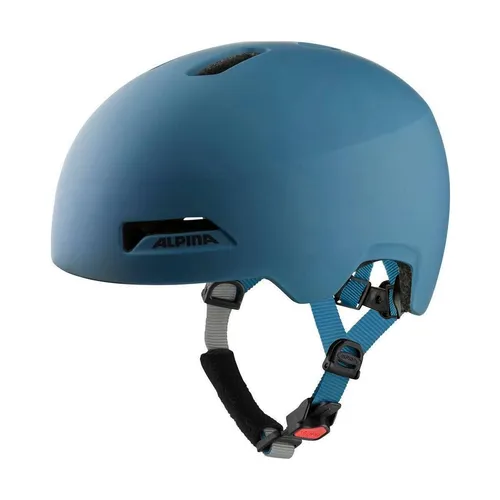 Alpina HAARLEM - Leichter Urban Fahrradhelm für Erwachsene, Navy matt - Fahrradhelme mit robuster 3 Shell Construction und individuellem Verstellsystem für optimalen Sitz und Sicherheit. Ideal für Stadtfahrten.