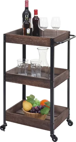 MCW Servierwagen H22 Shabby Braun von Mendler