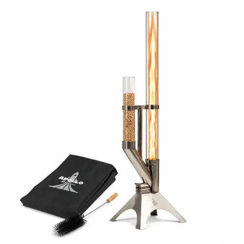 ACTIVA Feuerrohr Edelstahl Feuersäule