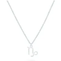 BEKA&BELL Anhänger mit Kette 925-Sterling Silber  Glänzend 42cm Steinbock