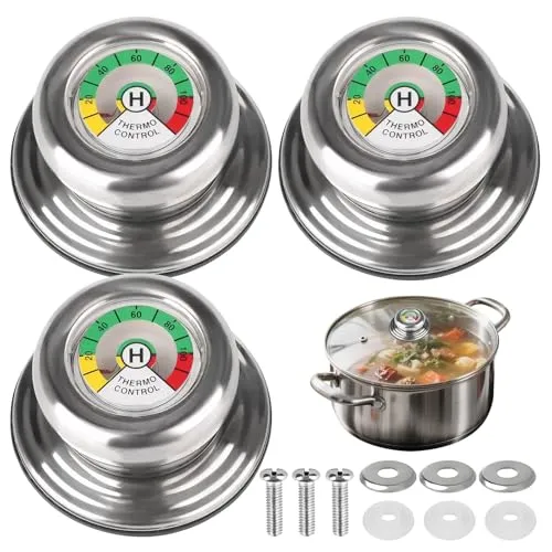 Topfdeckelgriff mit Thermometer für AMC Töpfe