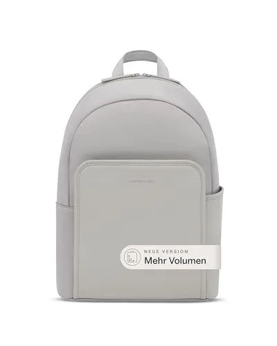 Kapten & Son Aalborg Daypack mit Laptopfach 42 cm in Grau - Stylischer Rucksack mit 42 cm Laptopfach, ideal für Schule, Uni oder Freizeit. Robustes Material und durchdachtes Design für optimalen Tragekomfort.