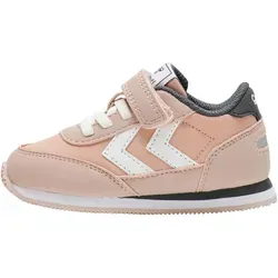 Hummel REFLEX INFANT - PALE MAUVE - 26 - Laufschuhe für Kinder im Retro-Stil mit zuschneidbarem Klettverschluss für optimale Passform und schnelles An- und Ausziehen. Leichtes Design und weiche Sohle sorgen für hohen Tragekomfort beim Spielen.