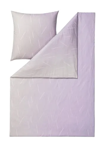 ESTELLA Mako Batist Bettwäsche Cordelius 135x200 in lila von ESTELLA