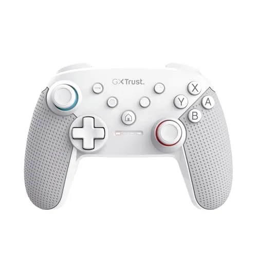 Trust Gaming GXT 1246W Muta Bluetooth Controller für Nintendo Switch - Controller für Nintendo Switch mit 15h Spielzeit, Dual-Shock-Vibration und kabelloser Bluetooth-Verbindung für maximales Gaming-Vergnügen.