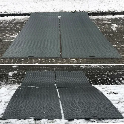 Fahrplatten LDPE 10 Tonnen von Danrec A/S