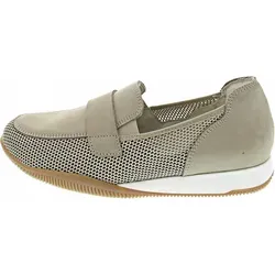 Waldläufer Slipper Beige in Gr. 38 - Bequeme Slipper in Beige mit flexibler Laufsohle für optimalen Komfort. Die herausnehmbare Lederdecksohle ist ideal für lose Einlagen. Trendig und praktisch für jeden Tag.