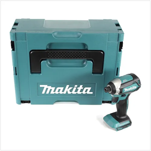 Makita DTD 153 ZJ 18 V Akku Brushless Schlagschrauber Solo - Akkuschrauber, kraftvoll und kompakt im Makpac, ideal für präzise Arbeiten ohne Akku und Ladegerät.