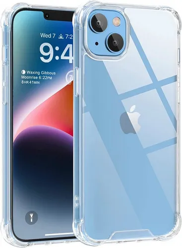 AVANA Handyhülle für iPhone 14 / Pro / Plus / Pro Max Hülle Schutzhülle Klar Bumper, Case, Cover, Durchsichtig, Transparent