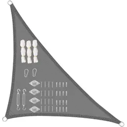 Woltu Sonnensegel 1-tlg - UV-Schutz quadratisch aus HDPE - Sonnensegel aus 100% HDPE mit 85% UV-Schutz, ideal für Garten und Balkon. Reißfest, pflegeleicht und einfach anzubringen - sorgt für angenehmen Schatten und eine schöne Atmosphäre.