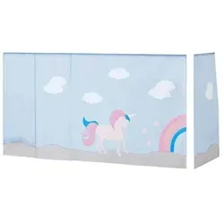 Produktbild Hoppekids Vorhang Mittelhochbett 90x200 Unicorn , mehrfarbig , Maße (cm): B: 380 H: 108