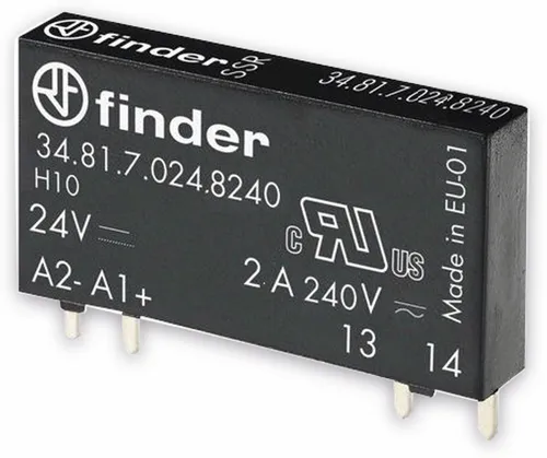 FINDER SSR-Relais 34.81,24 V-, 1xEIN, 2 A/230 V~ 34.81.7.024.8240