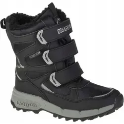 Kappa Unisex Kinder Winter Boots 260902k-1115, Schwarz, 25 EU - Wanderschuhe mit schicker Logoaussage, angenehmem Fußbett und wärmendem Futter für komfortable Abenteuer im Winter.