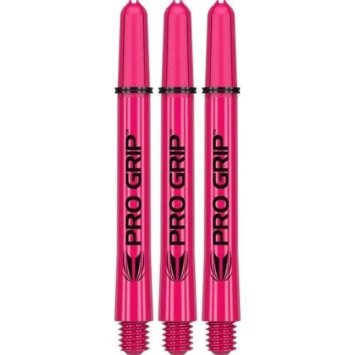Target ProGrip Shafts, Pink, 3 Stück im Set, Intermediate, Länge: 41mm
