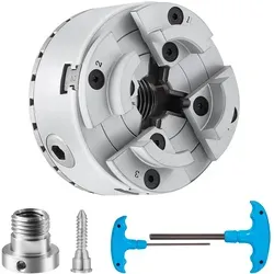 VEVOR KP2-3/4 Drehbankfutter 4-Backen ?70mm