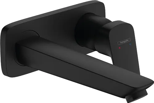 hansgrohe Logis Einhebel-Waschtischmischer Unterputz - Waschtischarmaturen mit elegantem softsquare-Design, EcoSmart-Technologie für Wasserspareffizienz und langlebiger Keramikmischsystem für höchste Qualität und Sicherheit.