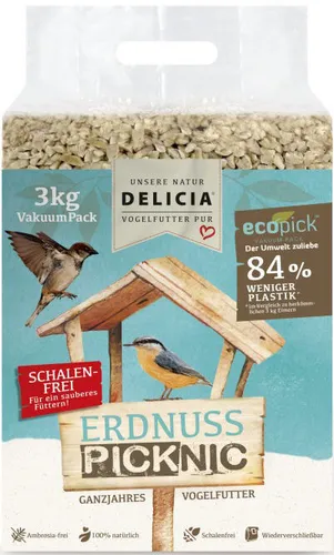 Delicia Erdnuss Picknic 3 kg Vogelfutter