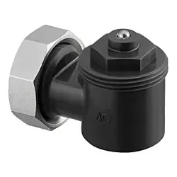 Oventrop Winkeladapter 1641451 anthrazit, Gewindeanschluss M 30x1,5