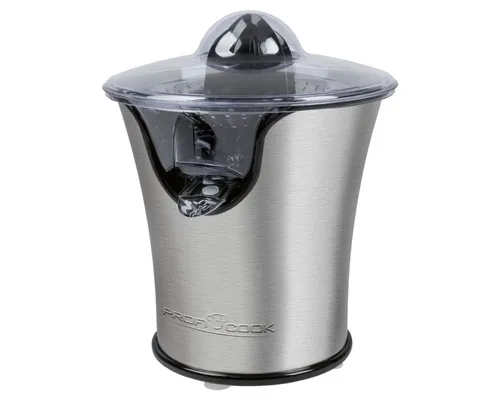 Profi Cook Saftpresse PC-ZP 1018 - Elektrische Zitruspresse aus Edelstahl - Hochwertiger Entsafter mit Edelstahl-Gehäuse und Tropfstopp. Ideal für frische Zitrussäfte mit automatischer Start/Stop-Funktion und einfachem Reinigungsmechanismus.
