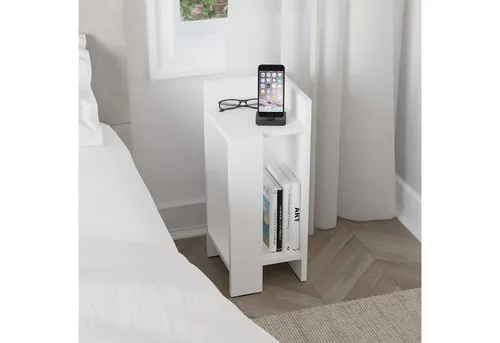 Decortie Nachttisch Elos in weiß von Decortie