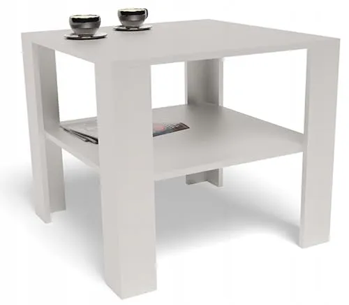 MATKAM Moderner Couchtisch 68x68 cm HOCH EX3