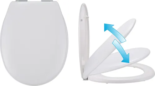 Haushalt International WC-Sitz aus Duroplast mit Soft-Close Funktion