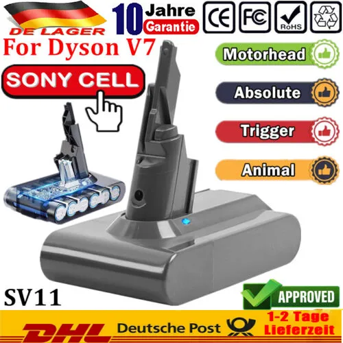 Für Dyson V7 Akku SV11 Animal Motorhead Absolute Tigger Fluffy Vacuum Sony cell