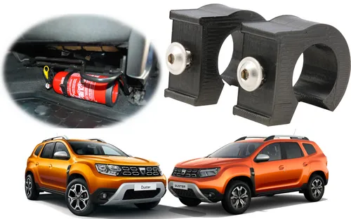 Feuerlöscher Halterung unter dem Fahrersitz Dacia Duster 2 von craVeDRIVE