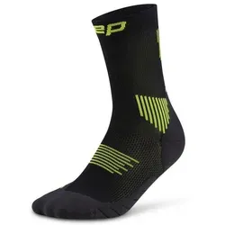 CEP CORE RUN SOCKS MID CUT 5.0 Herren LIME/BLACK Gr. 39-42 von CEP