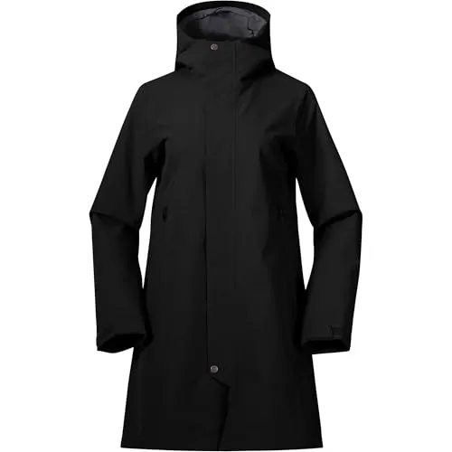 Bergans Damen Urban 2L Mantel, black, S