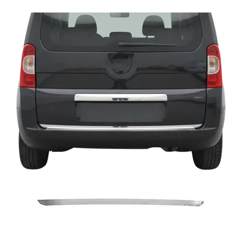 OMAC Zierleisten-Aufkleber für Peugeot Bipper (2008-2024) - Chrom - Eleganter Chromaufkleber für den Kofferraum des Peugeot Bipper. Langlebig, rostbeständig und einfach zu reinigen. Verleihen Sie Ihrem Fahrzeug einen modernen Look!