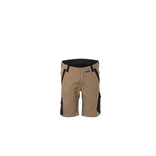 Planam Norit Herren Shorts 4XL - sand/schwarz - Hosen für Herren, aus strapazierfähigem Material mit 65% Polyester und 35% Baumwolle, ideal für den Sommer und Outdoor-Aktivitäten.