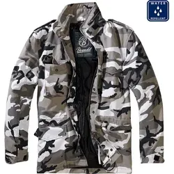 Brandit M65 Classic Jacket - Urban, Größe L - Funktionsjacke im klassischen Design, pflegeleicht und robust mit ausknöpfbarem Innenfutter und viel Stauraum durch mehrere Taschen für optimalen Tragekomfort.