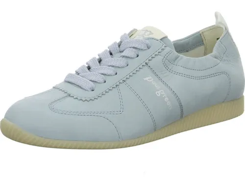 Paul Green Damen Sneaker 5522-029 blau 37 - Stylische Sneaker aus geschmeidigem Leder mit weicher Fersenkappe und flexibler Laufsohle. Ideal für komfortable und modische Auftritte im Alltag.