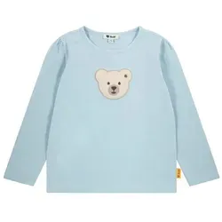 Steiff Langarmshirt Nordicland in Quietsche Blau, Größe 104 von Steiff