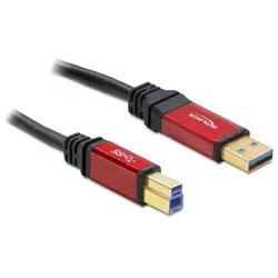 DeLOCK 5.0m USB 3.0 A-B USB Kabel USB 3.2 Gen 1 (3.1 Gen 1) 5 m USB A USB B 5 Gbit/s