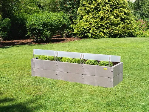 JUWEL Hochbeet Timber XXL mit Thermohauben - Hochbeet-Kit mit abnehmbaren Thermohauben für optimale Wärmeisolierung, ideal für nachhaltigen Anbau und individuelle Erweiterung.