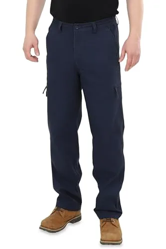 Ben Creek Herren Cargohose - Dunkelblaue Outdoorhose mit Multitaschen - Wanderhosen aus 100% Baumwolle mit elastischem Bund für hohen Tragekomfort und praktischen Multitaschen für Handy und Schlüssel - ideal für Freizeit und Abenteuer.