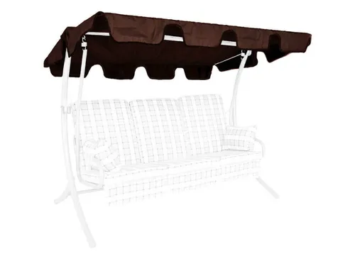 Angerer Hollywoodschaukel Sonnendach Universalgröße - Auflagen & Polster für Hollywoodschaukeln – Hochwertiges Sonnendach Made in Germany, waschbar und UV-beständig, passend für viele 3-Sitzer Hollywoodschaukeln.