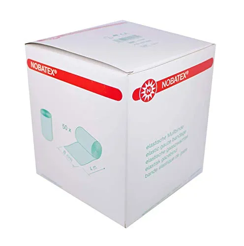 NOBA nobatex 8 cm x 4 m 50 Stück elastische Gaze