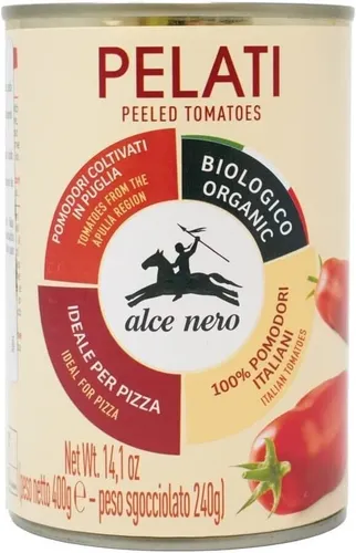Alce Nero Pomodori Pelati Biologici Geschälte Bio-Tomaten aus Italien Dose 400g