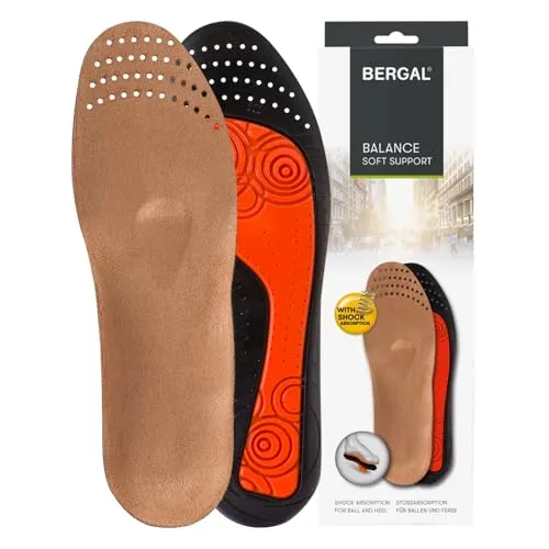BALANCE SOFT SUPPORT Premium Komfort-Einlegesohlen für optimale Druckverteilung anatomisch geformte, atmungsaktive Einlegesohle für mehr Komfort und Stabilität im Schuh, Gr. 46