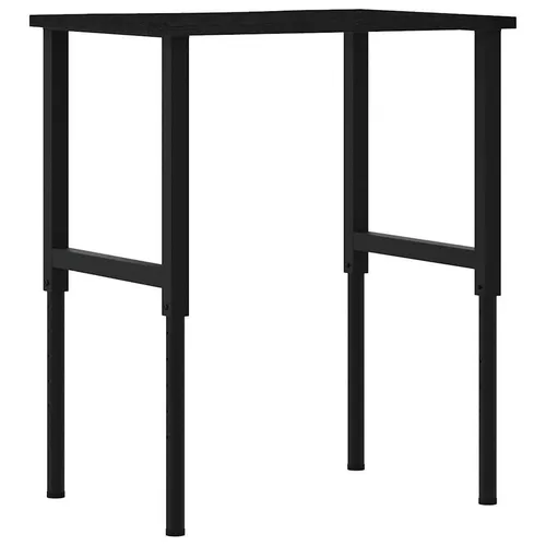 vidaXL Werkbank Dunkelbraun 80x60x(71,5-98) cm