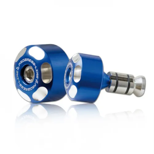 Lenkergewichte Alu blau Paar 7/8