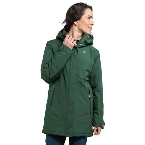 Schöffel Hiking Parka Style Froda WMS, Damen, Gr. 42, grün - Funktionsjacke mit 10.000 mm Wassersäule und atmungsaktivem VENTURI® Material, ideal für Outdoor-Aktivitäten bei jedem Wetter.