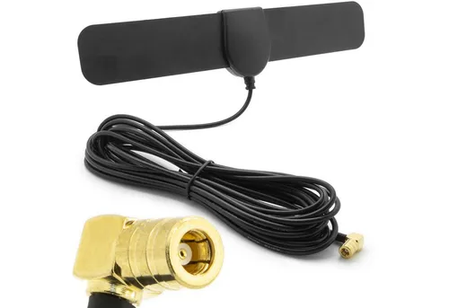 DAB+ Scheiben Antenne Auto Radio Adapter DAB SMB für JVC Kenwood Sony Alpine Pioneer - Zubehör für Car HiFi: Hochwertige DAB & DAB+ Scheibenantenne mit integriertem Verstärker für optimalen Digitalradioempfang und einfache Montage.