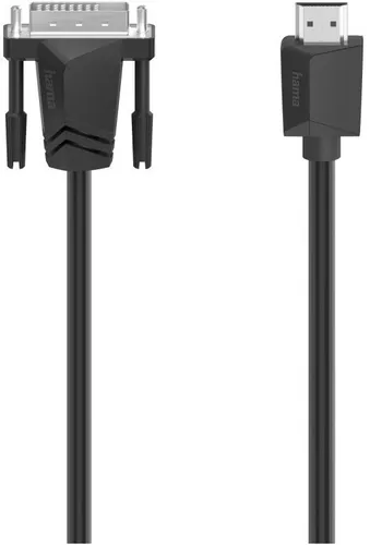 Hama Adapter / Kabel / Stecker Video-Kabel (1,5m) DVI-Stecker>HDMI-Stecker